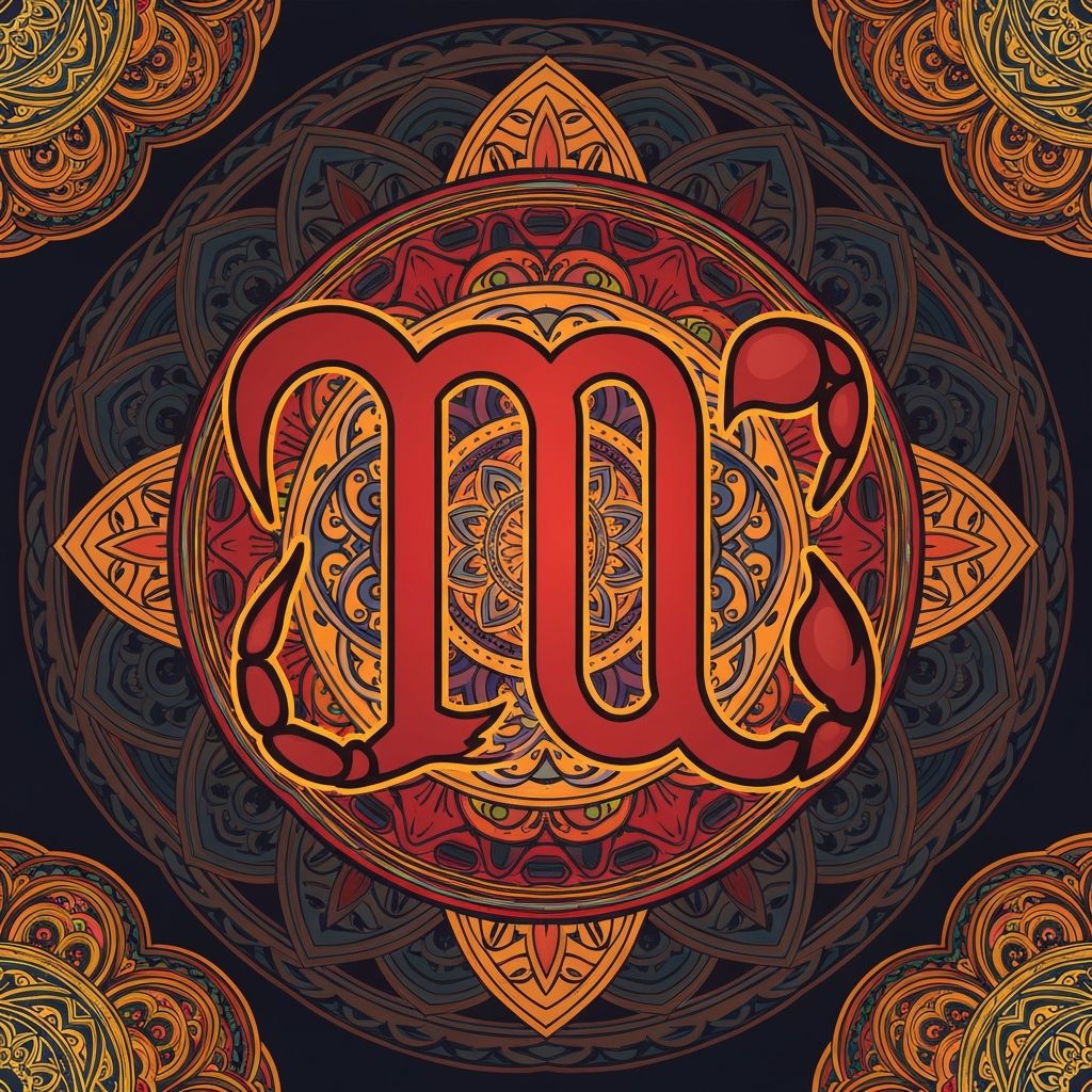 Vrischika (वृश्चिक) rashi symbol